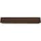 Ekena Millwork 3-Sided (U-beam) Rough Cedar Endurathane Faux Wood Ceiling Beam, Premium Hickory, 6"W x 10"H  x 22'L BMRC3C0060X100X264ZH - alternate 8